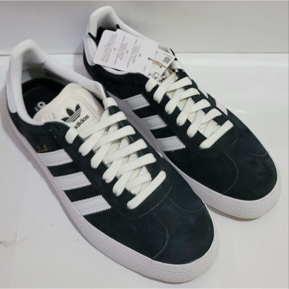 Adidas Gazelle ADV Low Top Black Suede Sneakers - Picture 2 of 8